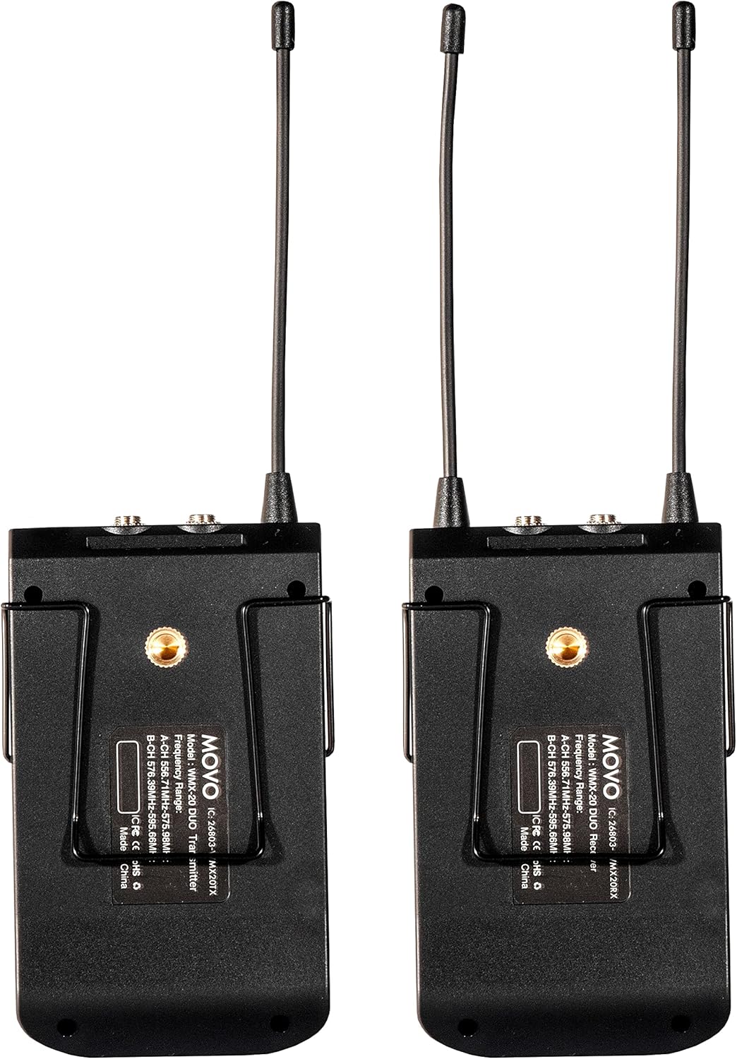 48-Channel UHF Wireless Lavalier Microphone System with 1 Receiver, 1 Transmitter, and 1 Lapel Microphone V6577