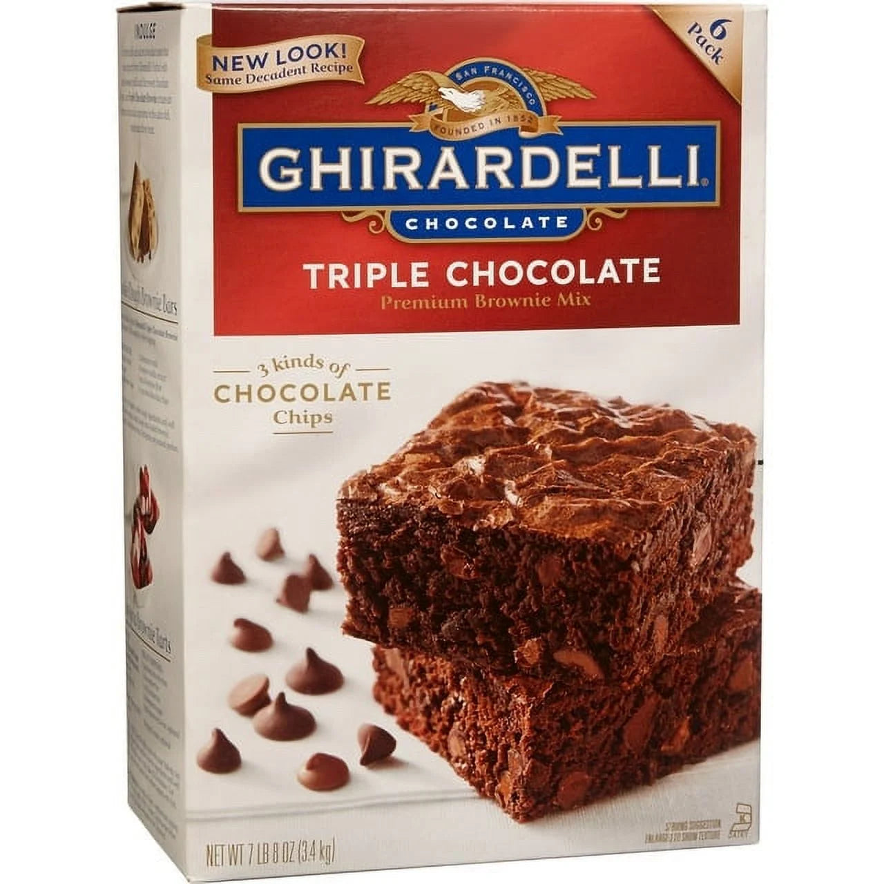 Triple Chocolate Brownie Mix, 6-Count O96532