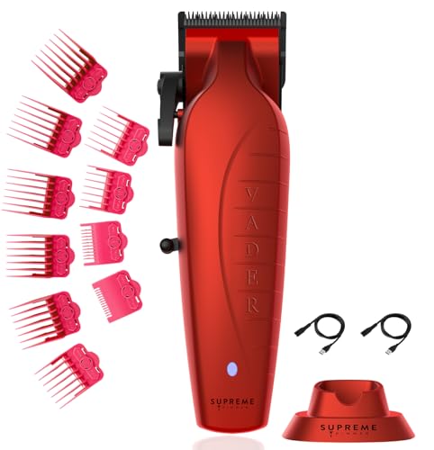 Red Brushless Hair Trimmer with DLC Taper Blade G6946