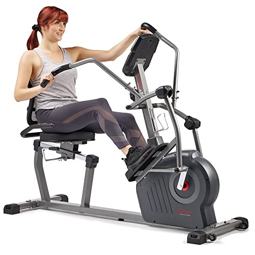 Recumbent Cross Trainer & Elliptical Machine with Arm Exercisers B54907