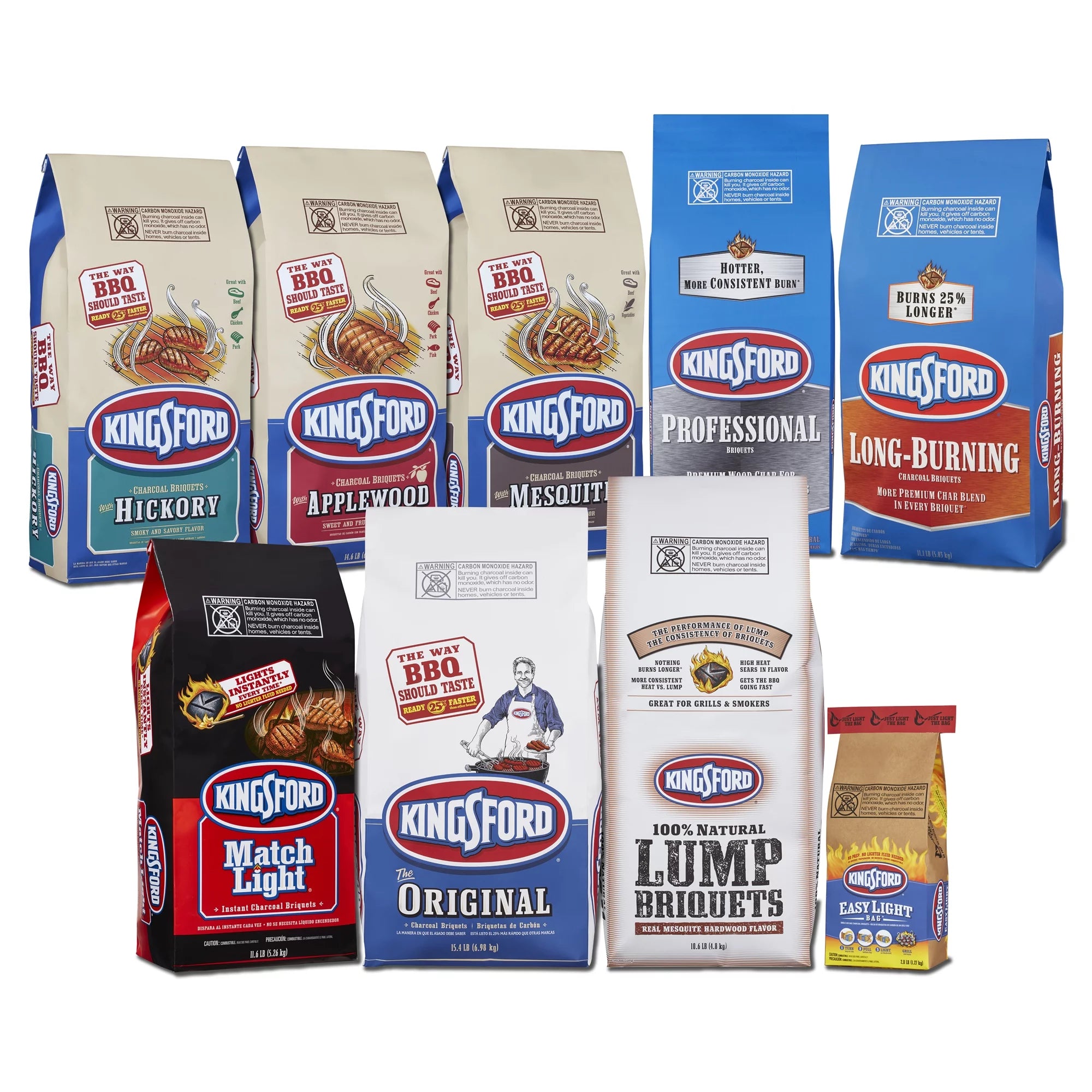15.4 lb Bag Charcoal Briquettes S15495