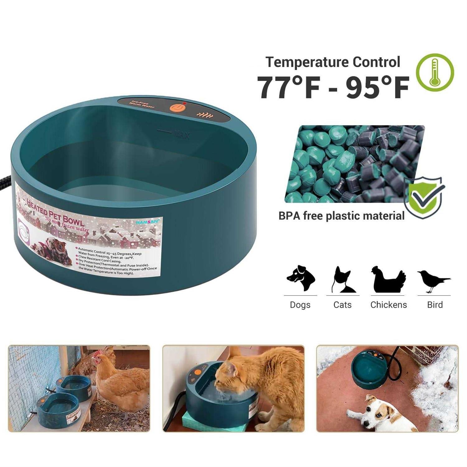 Dog Heated Water Bowl Y73754