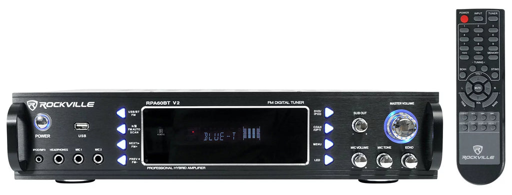 1000w Bluetooth Receiver with 4 In-Ceiling 6.5" Speakers T462