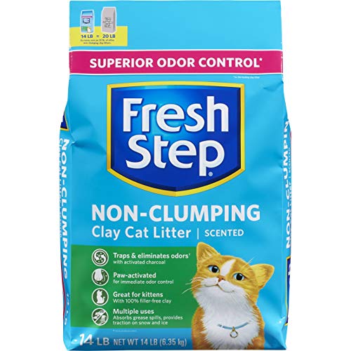Non-Clumping Scented Cat Litter, 14 Pounds P28967