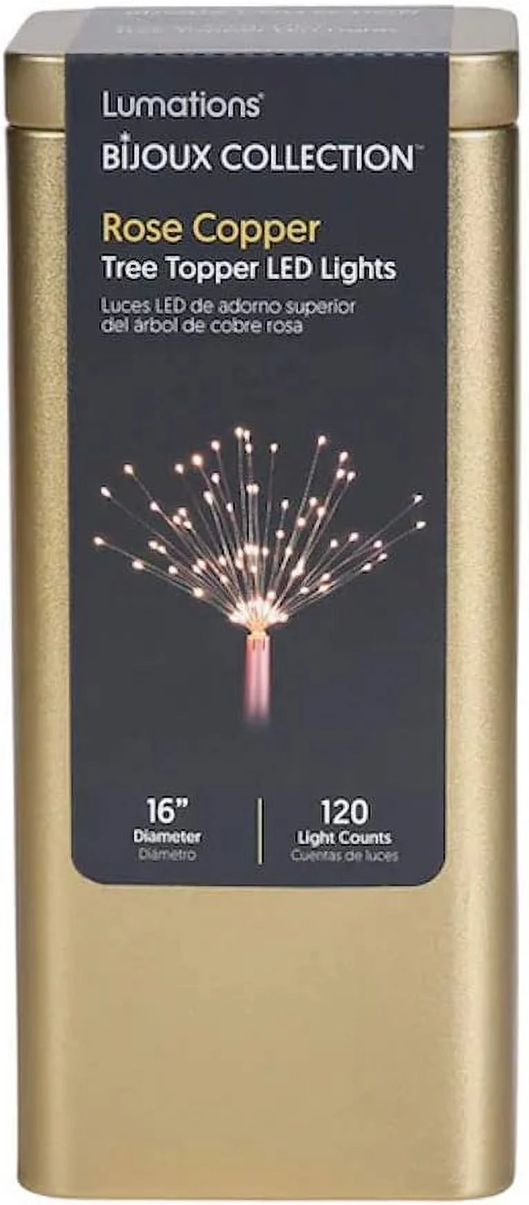 120-Count 1.33-Ft Warm White LED Battery-Operated Indoor Christmas String Lights X2477