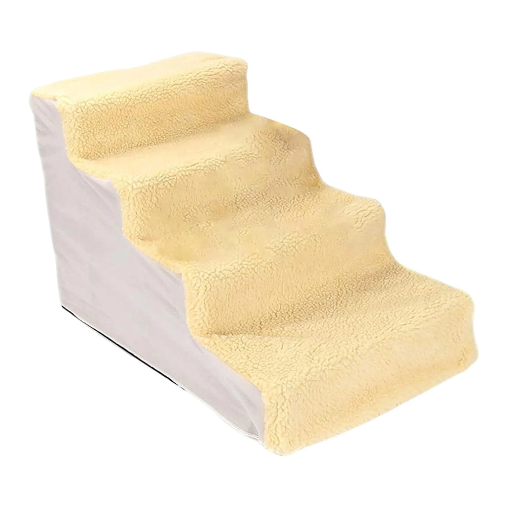 Yellow Non Slip Detachable Washable Pet Stairs D4621