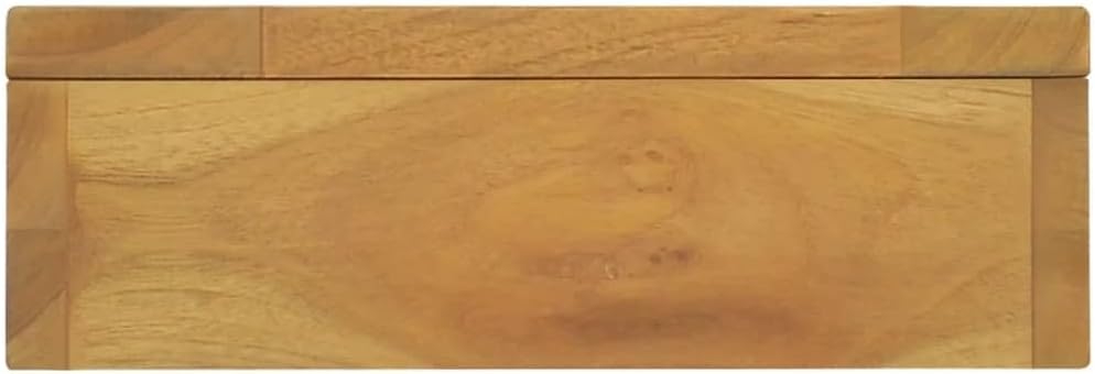 Natural Wood Grain Finish Wooden Storage Cabinet with Mirror Door I75411