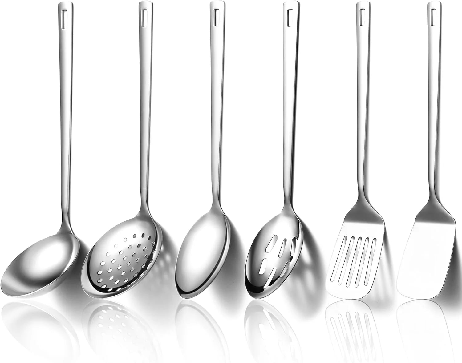 6pcs Titanium Plating Stainless Steel Kitchen Utensils Set Y4991