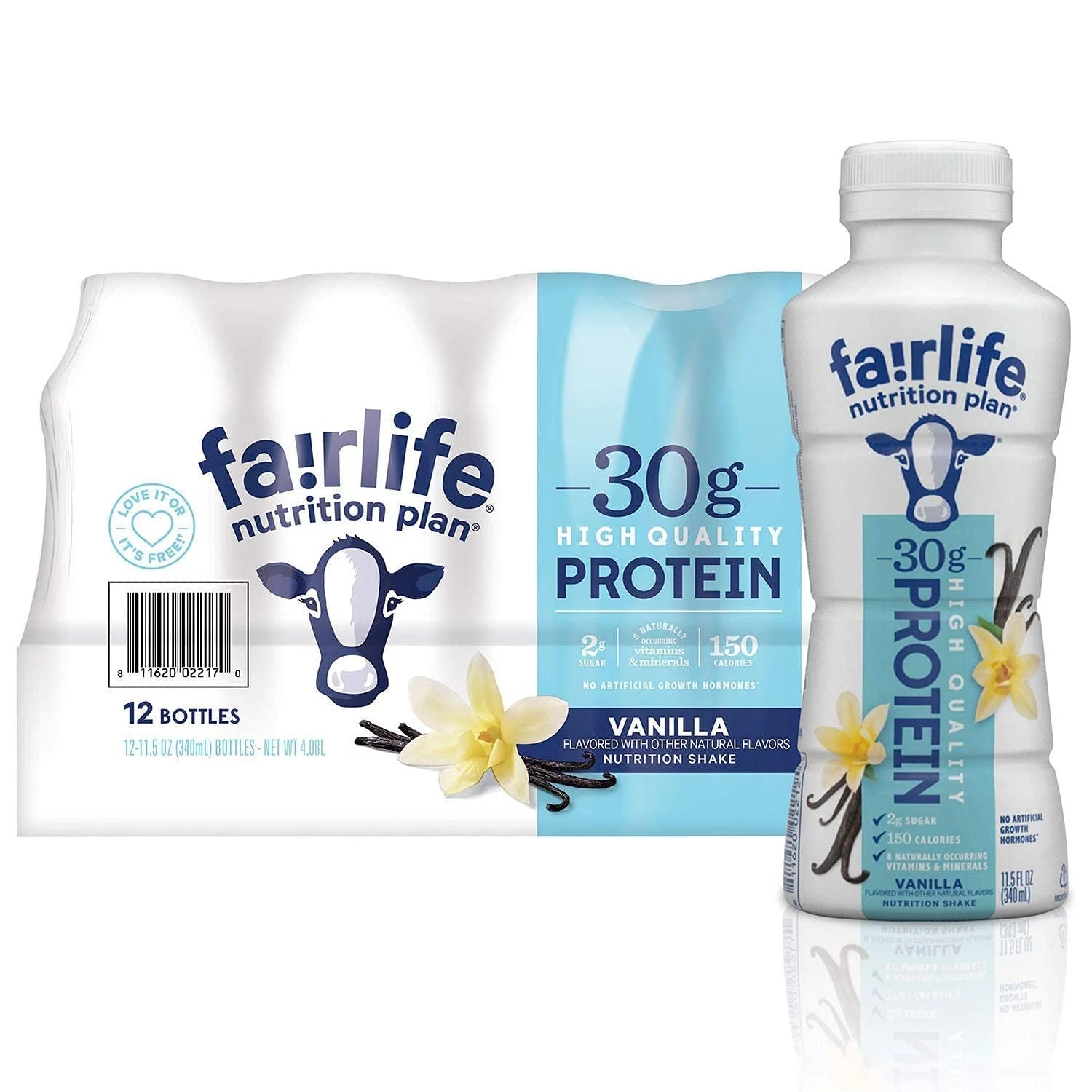 12 Pack 11.5 Fl Ounce High Protein Vanilla Shake A703151
