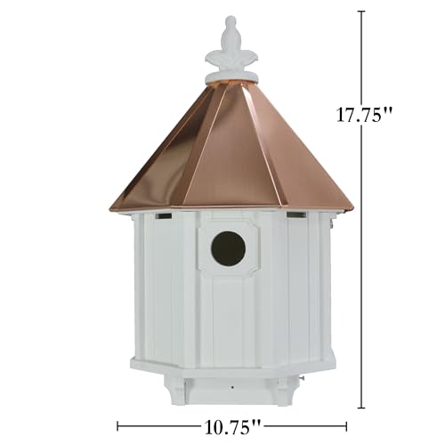 Duplex Bird House with Copper Roof G21777