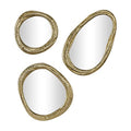 Set of 3 Silver Wall Mounted Mirrors X898075