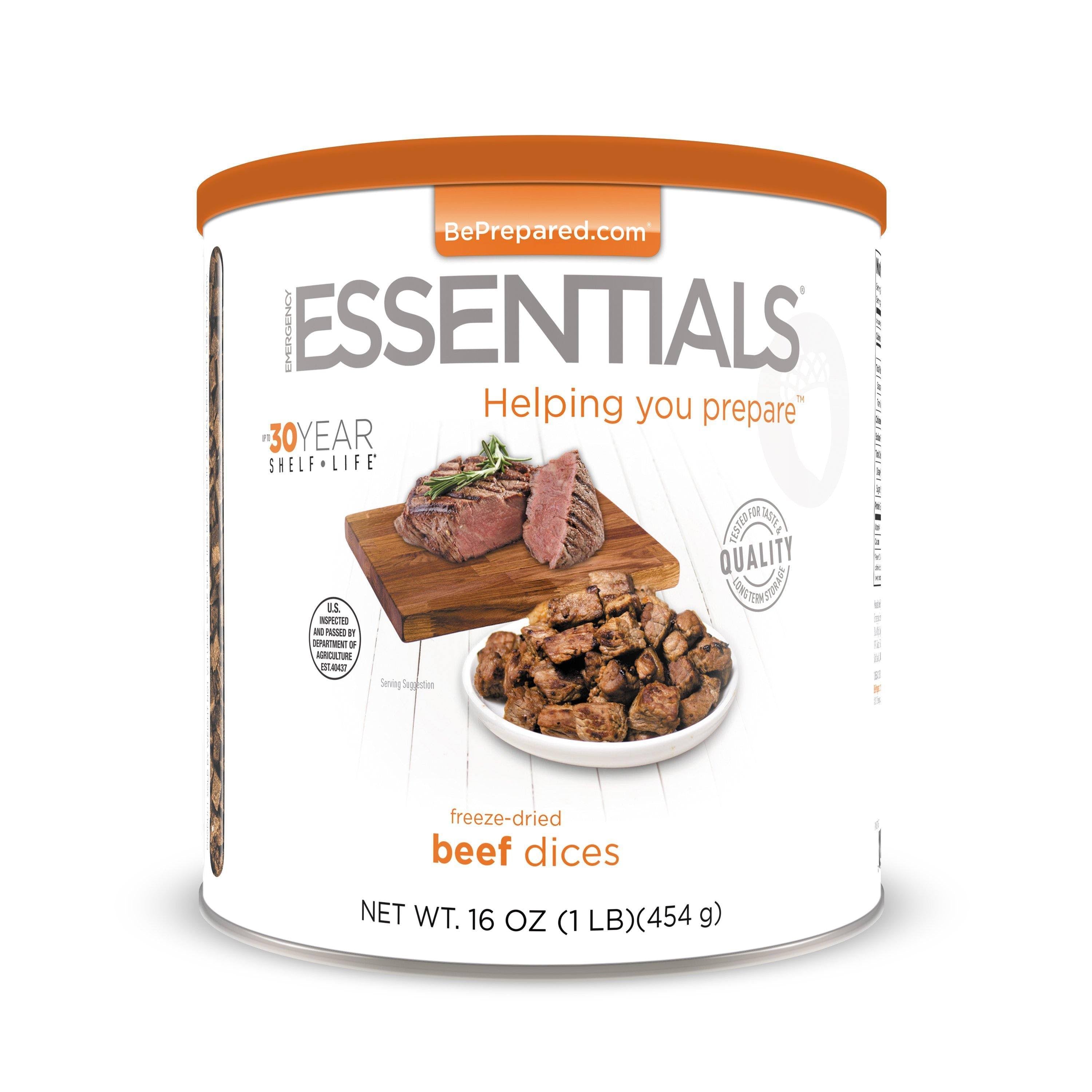Freeze-Dried Beef Dices (Cooked) Large Can C20781