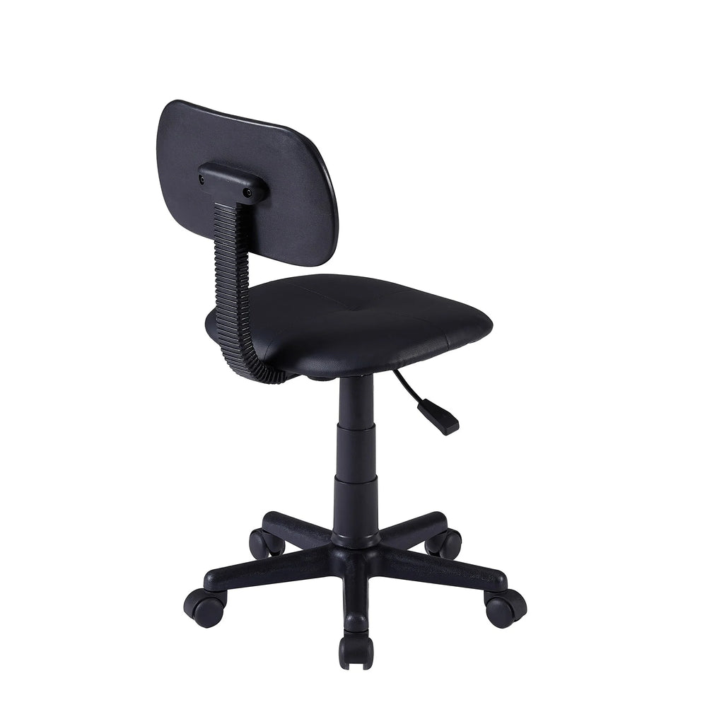 Black Adjustable Height Ergonomic Swivel Office Chair P284057