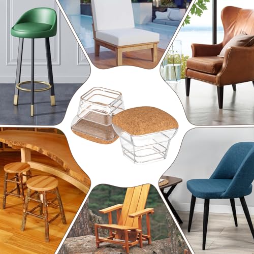 24Pcs Silicone Chair Leg Floor Protectors Covers Caps (Large) H1624