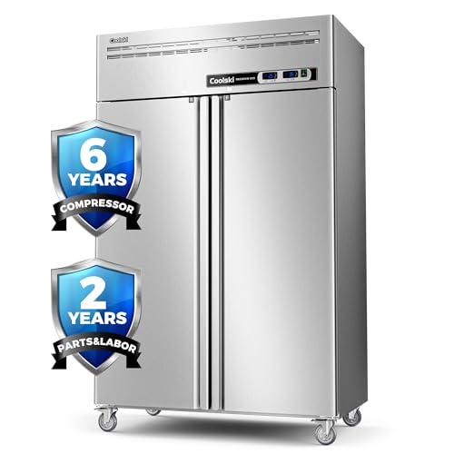 72" W 54 Cu.ft Commercial Refrigerator and Freezer Combo M361077