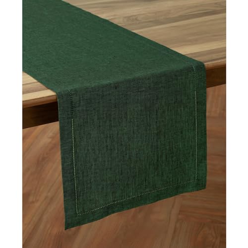 Linen Chambray Lavender Table Runner 120 Inches Long K9999