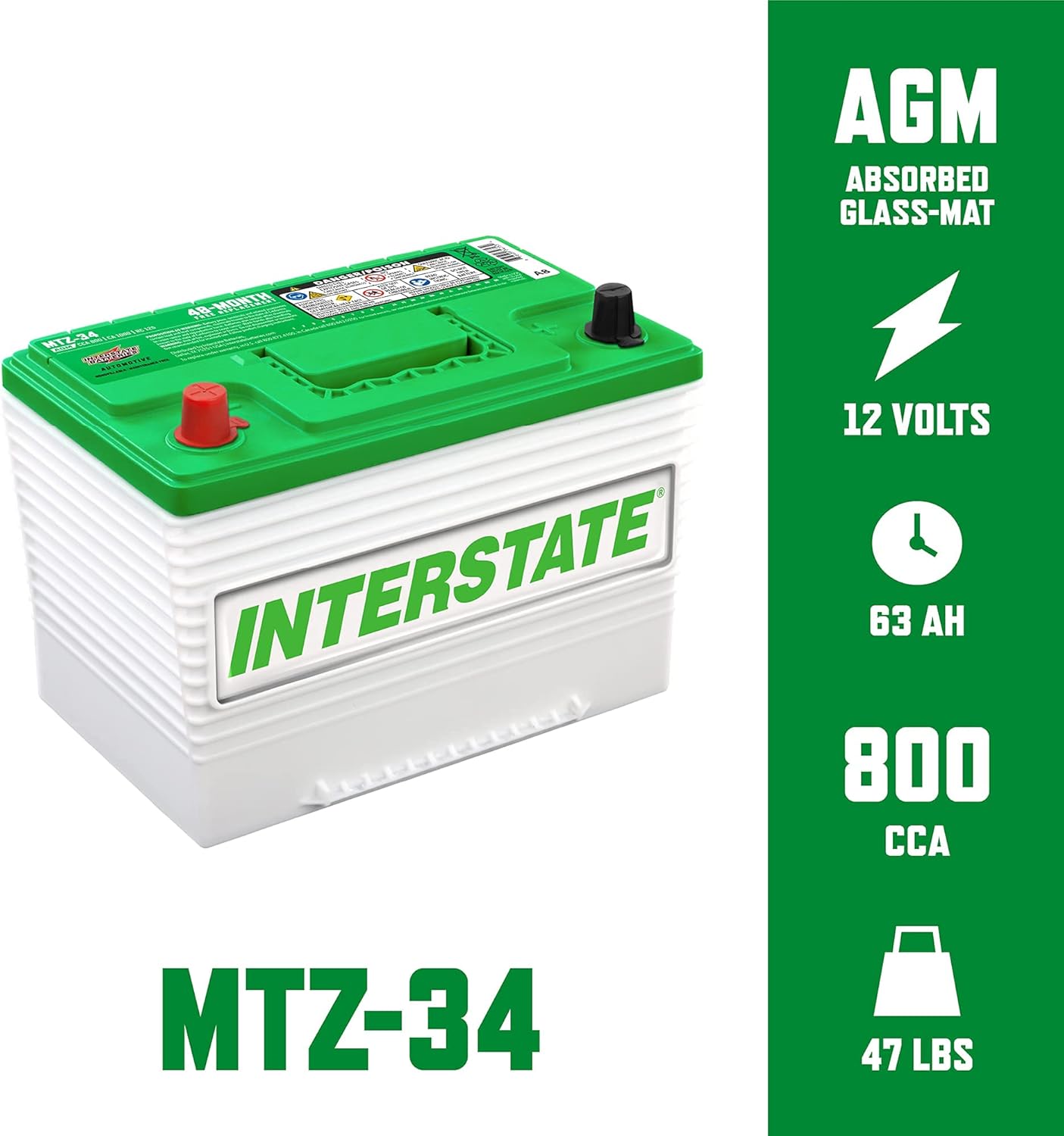 12V 63Ah Pure Lead Deep Cycle Automotive Battery E2308