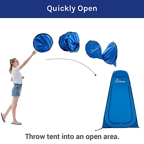 Pop Up Privacy Shower Tent Portable Outdoor Sun Shelter Camp Toilet Changing Dressing Room V211098
