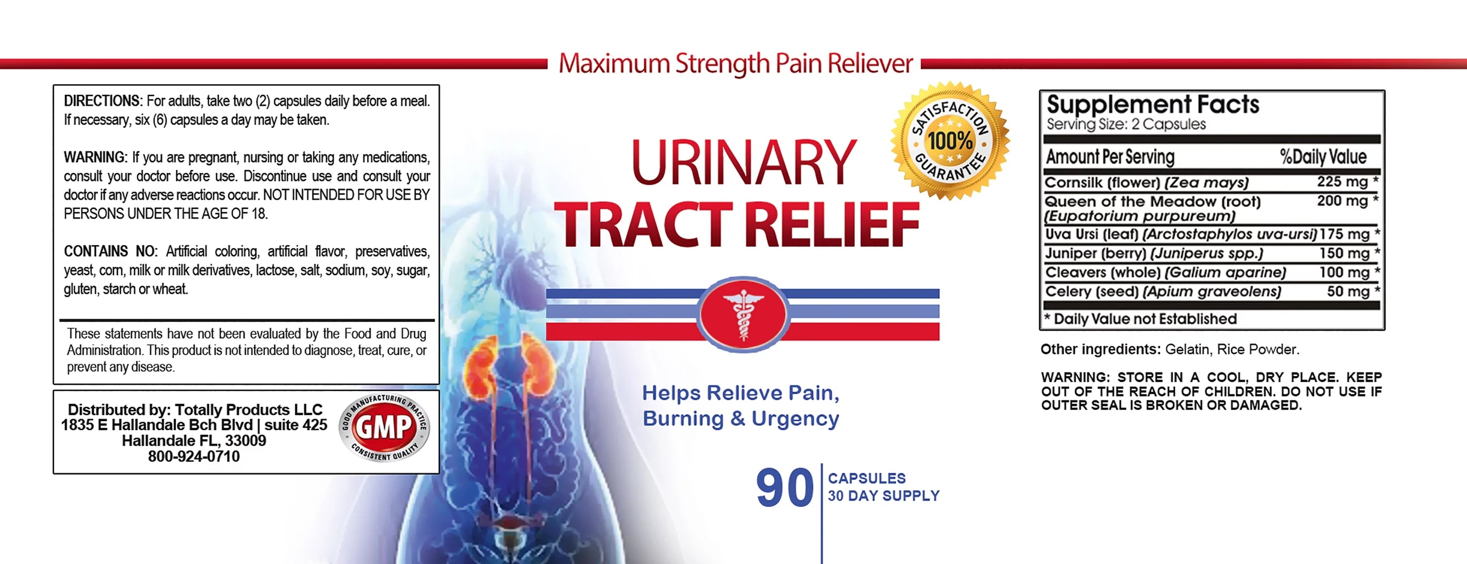 Urinary Tract Relief (90 capsules) W578