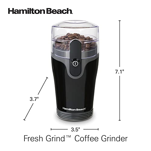 Black Electric Coffee Grinder with Stainless Steel Blades T529134