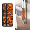 Red Maple Leaves Refrigerator Door Handle Cover, Set of 4 Z32270