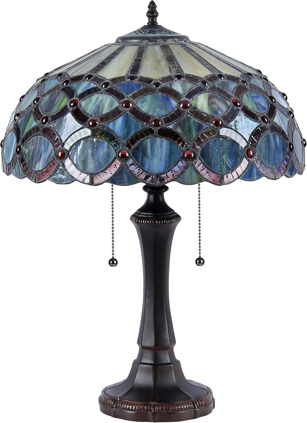 2 Light Table Lamp 16" Shade I377336