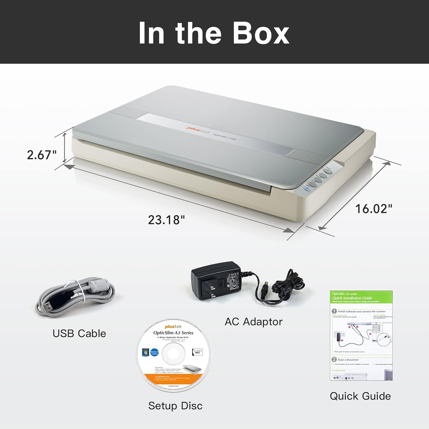 A3 Flatbed Scanner with 1200 DPI Resolution O948083