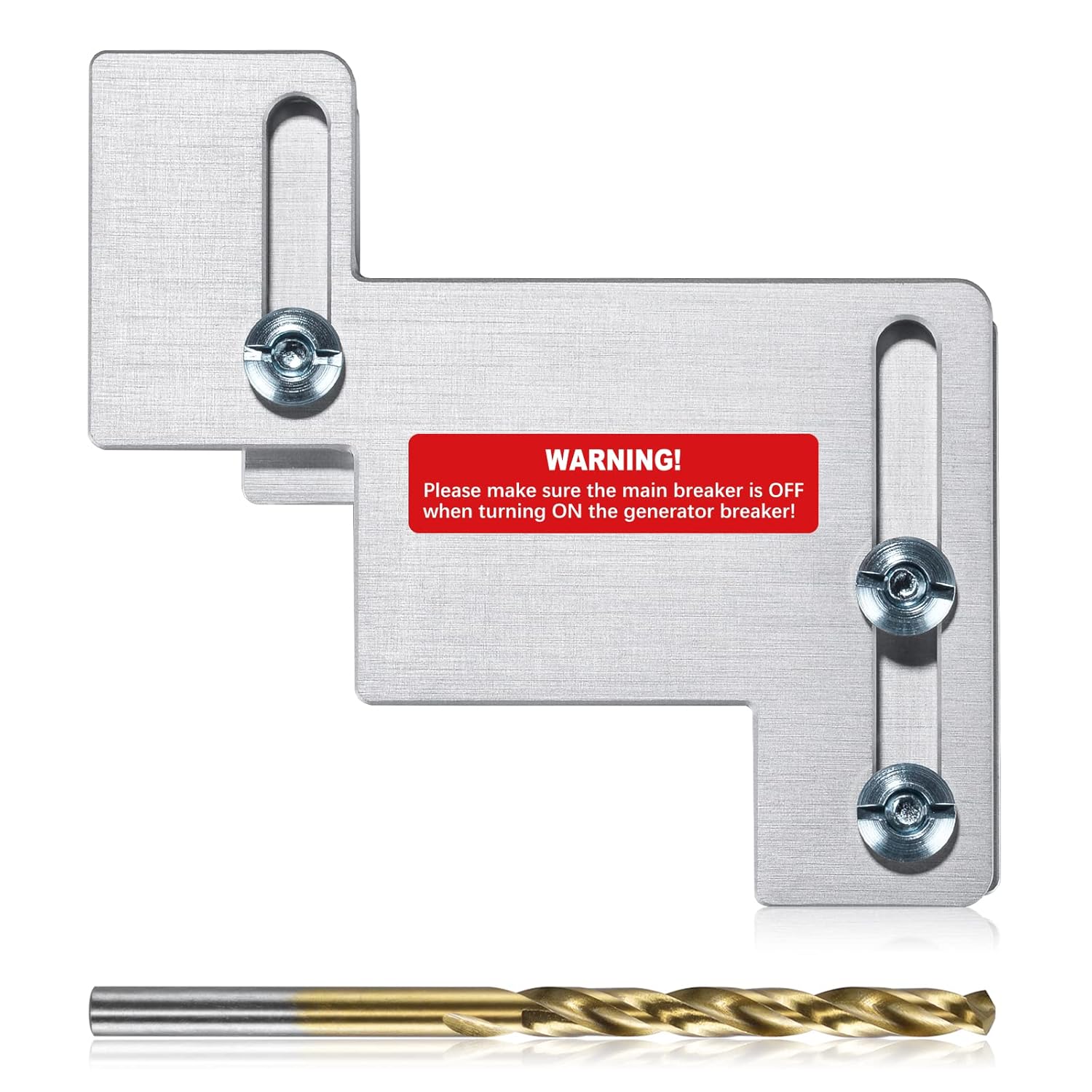 Generator Interlock Kit for Electrical Panels with 1 1/4 to 1 1/2 Inches Spacing A5504