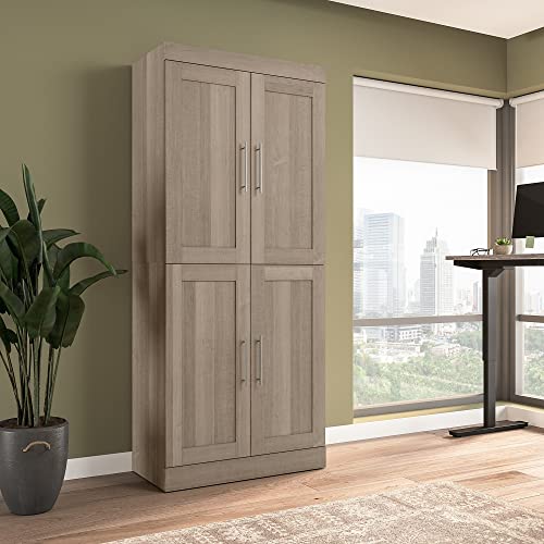 Ash Gray Wardrobe Organizer Storage Cabinet A7484