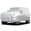Black & Green 600D Oxford Fabric Waterproof Car Cover S499447