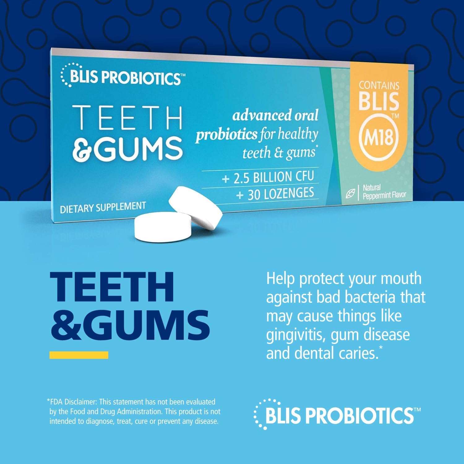 2.5 Billion Cfu Oral Probiotic Lozenges N37315