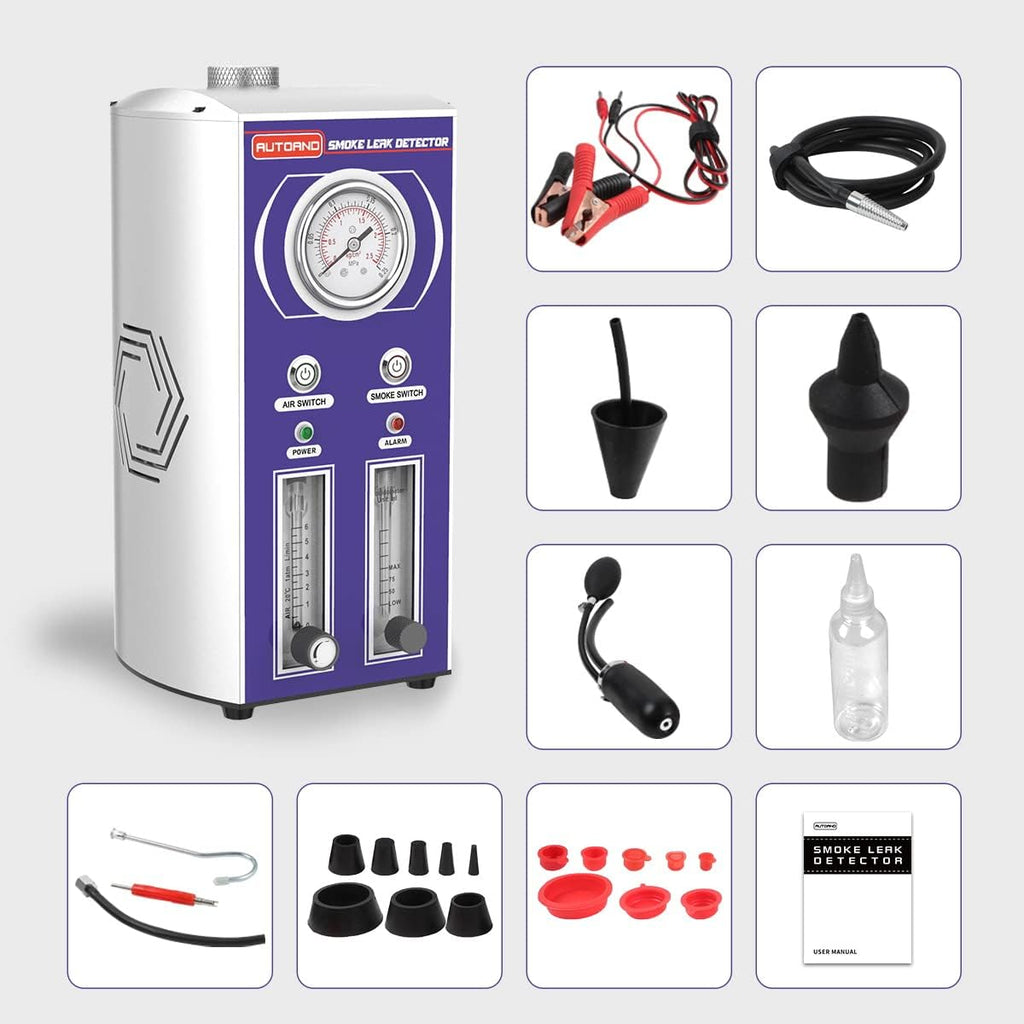 Smoke Machine Leak Detector, 2 Modes Automotive Fuel Pipe System Leakage Diagnostic Tester G660