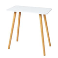 White 27.5 inch Solid Wood Computer Desk D80987