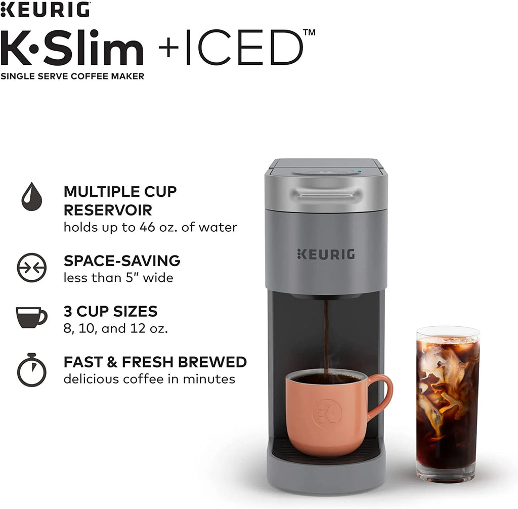 Gray Single Serve Coffee Maker Y6552