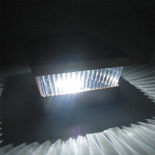 2 Pack Copper Solar LED Post Cap Light L5503