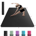 Extra Large Yoga Mat 72"x48" 1/4" Thick Non-Slip Eco-Friendly A931