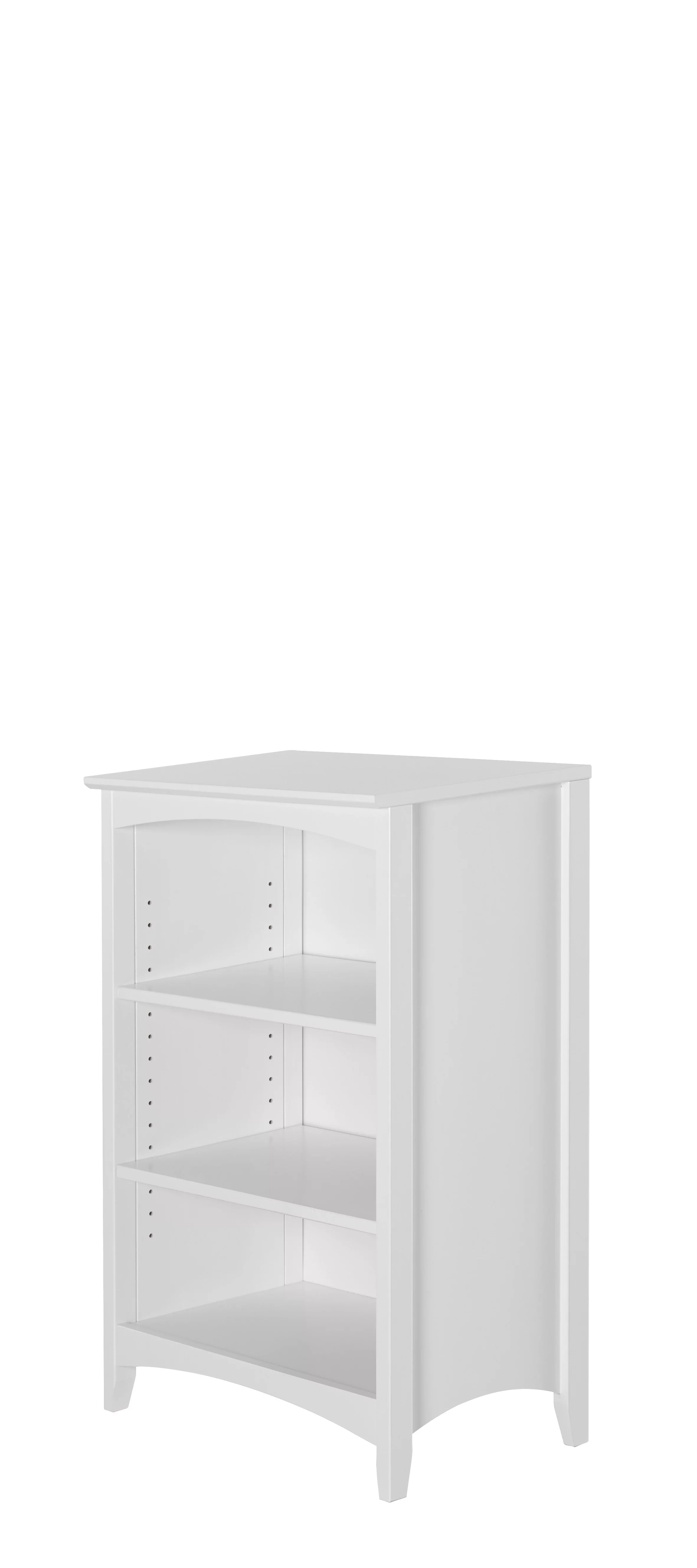White Finish Shaker Style Bookcase I60607