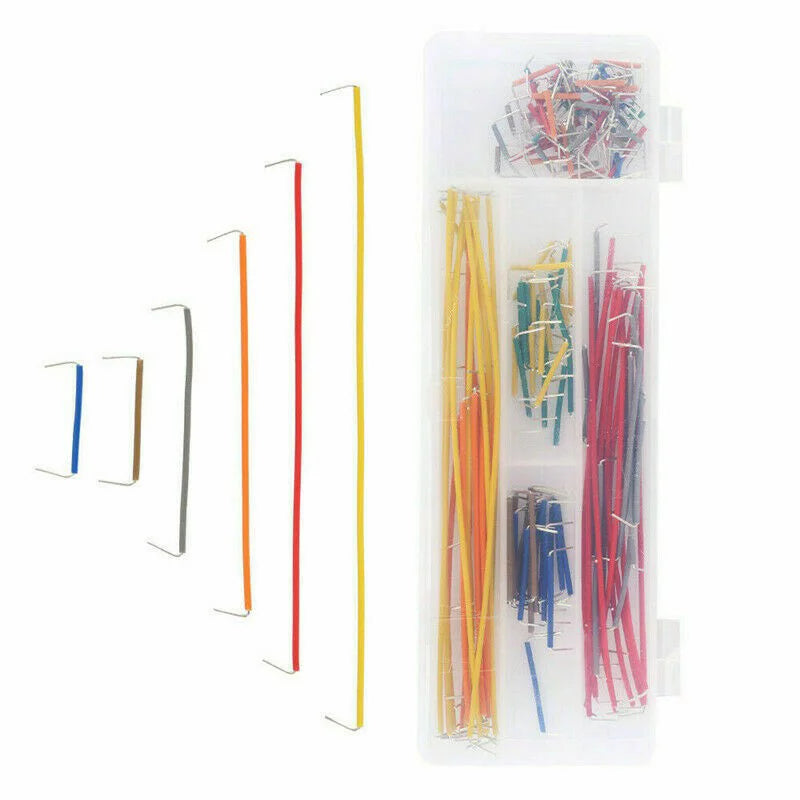 Basic Component Starter Kit with Breadboard Power Supply Jumper Wires Resistors Capacitors LED Z9824