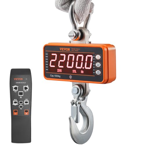 2200 lbs Digital Crane Scale with Remote Control B506593
