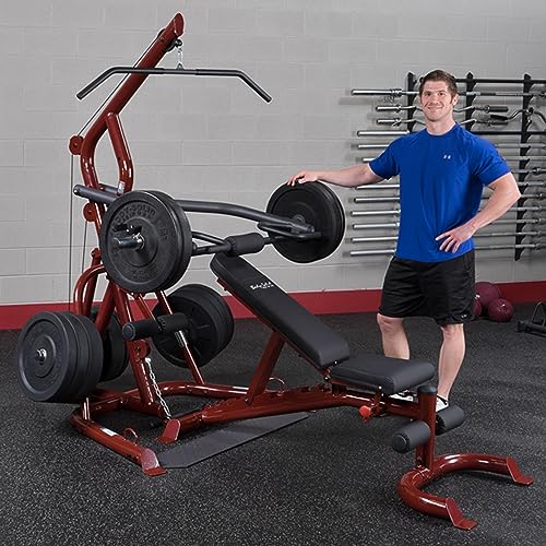 Corner Leverage Gym with Weight Bench Q520
