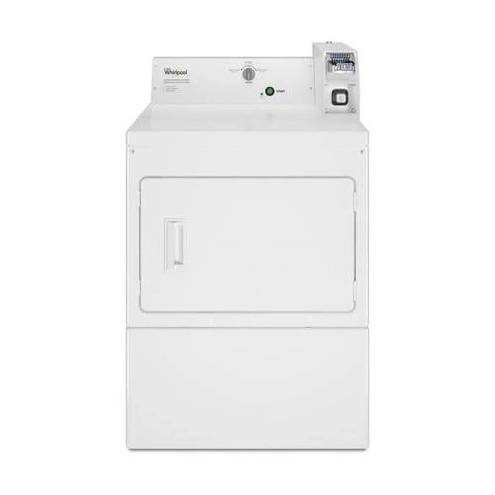 Whirlpool Commercial 7.4 cu. ft. Coin Operated Gas Dryer in White D999