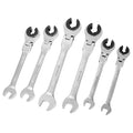 12PCS Metric Combination Ratcheting Wrench Set with 72 Teeth O4098