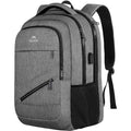 Grey 18 Inch Laptop Backpack with Luggage Strap A954006