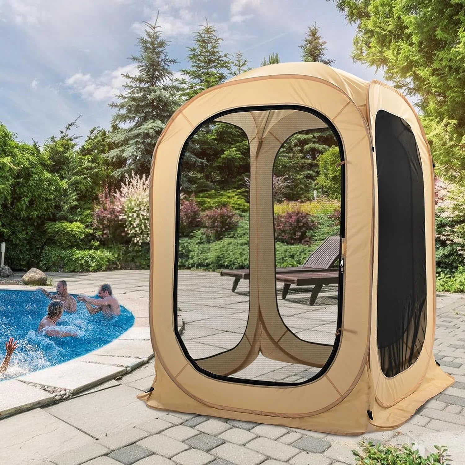 Outdoor Bubble Tent 1-6 Person Z396610