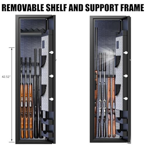 Digital Rifle Gun Safe with LCD Touch Screen Keypad F703