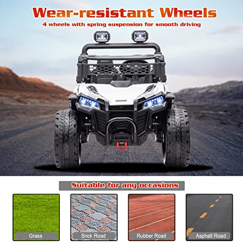 24V Battery Powered 2 Seater Ride on Truck with Remote Control B80491