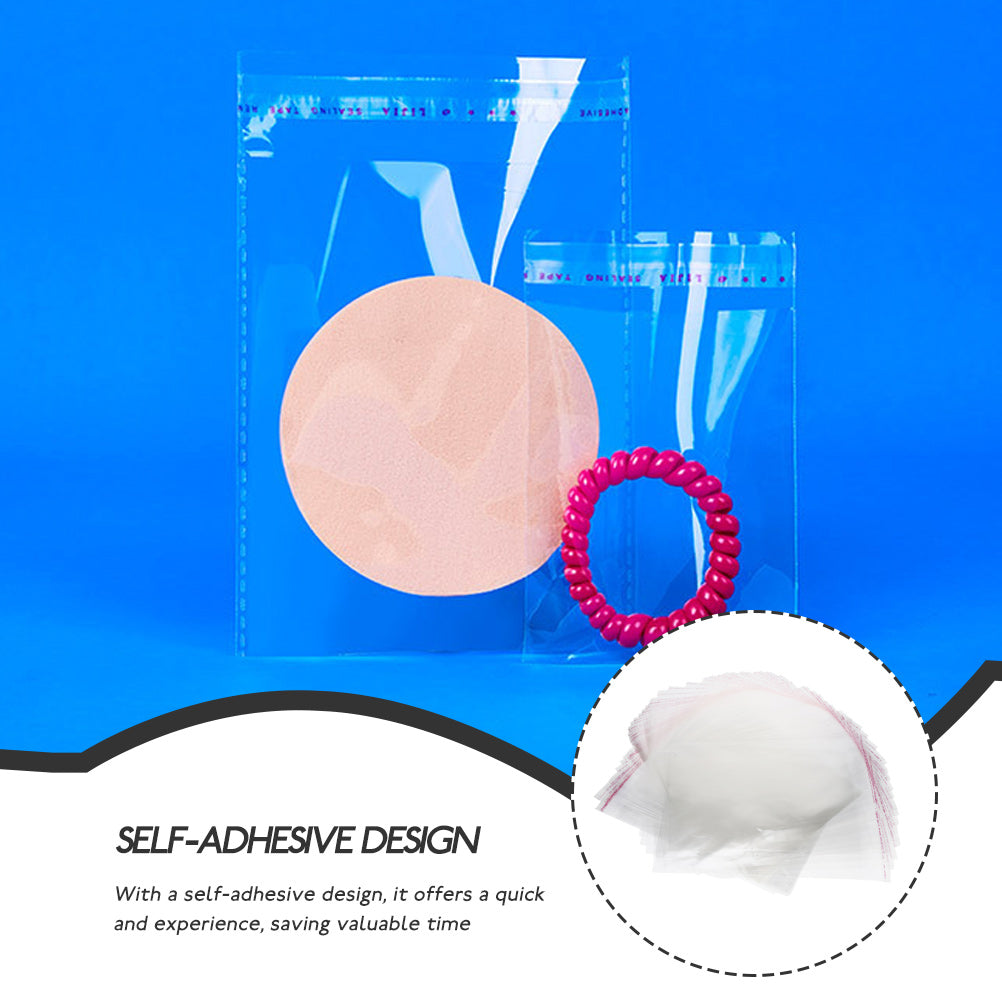 200pcs Clear Storage Bags Y234