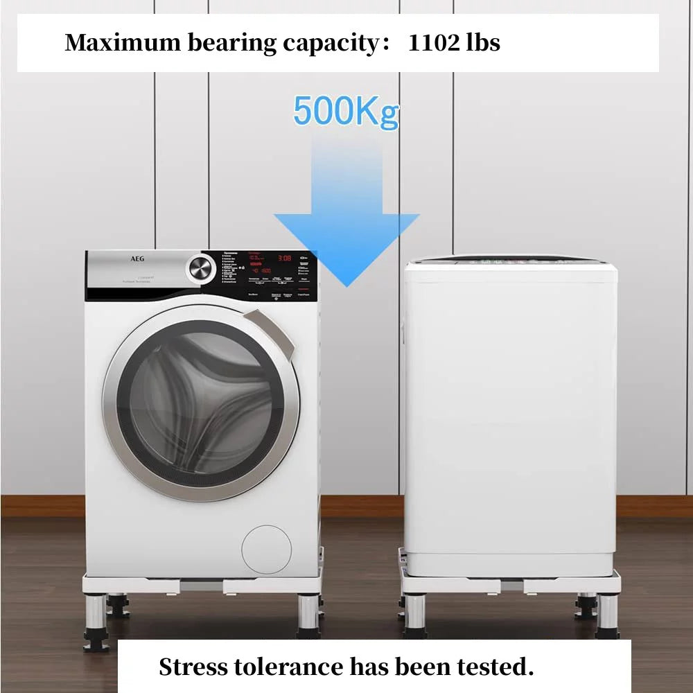 Silver Adjustable Mini Fridge Stand V2005