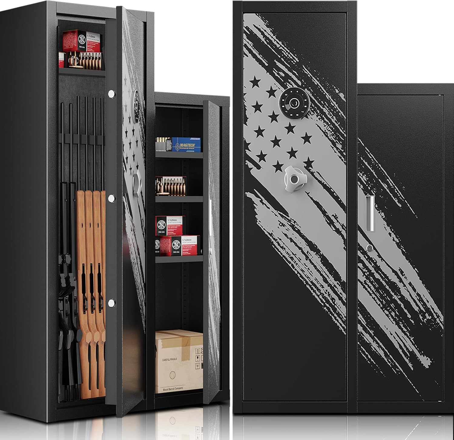 8-12 Rifle Gun Safe with Detachable Gun Racks K382