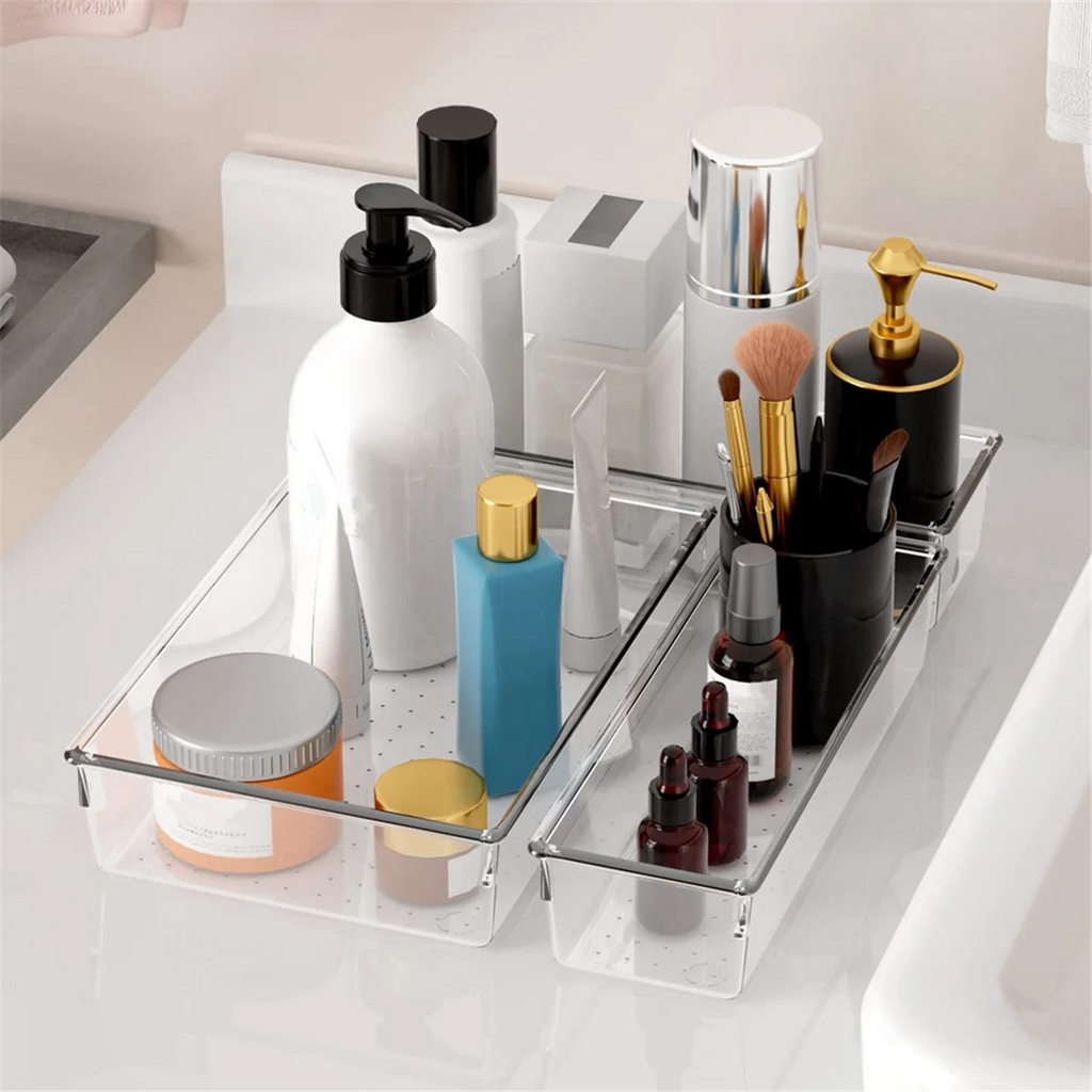 4-Pack Acrylic Drawer Organizer Trays Z552